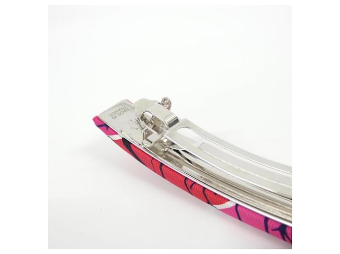 Hermès Accessorio per capelli fermaglio Hermes Jungle Love Rainbow Eclipse GM Rosa - vista 3