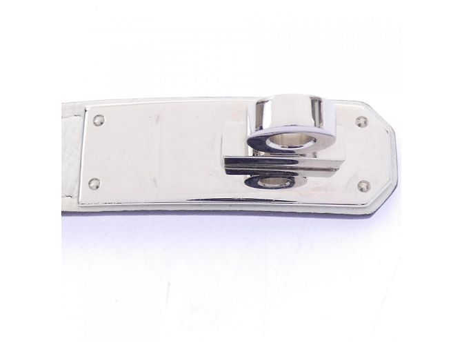 Hermès Hermes Kelly 18mm Gürtel Weiß - Ansicht 4