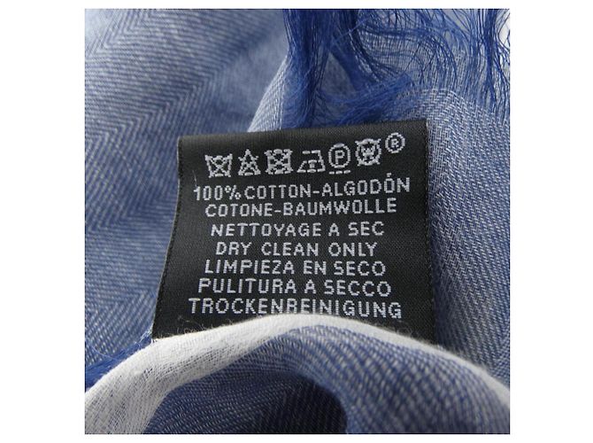 Hermès Stola Hermes Naoshima H713740T Blu - vista 3