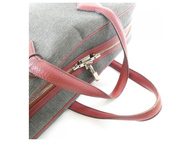 Hermès Hermes Victoria II 12H Handtasche Rot - Ansicht 4