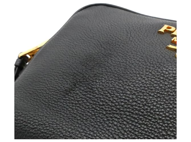 Borsa a tracolla Prada Vitello Daino Nero - vista 10