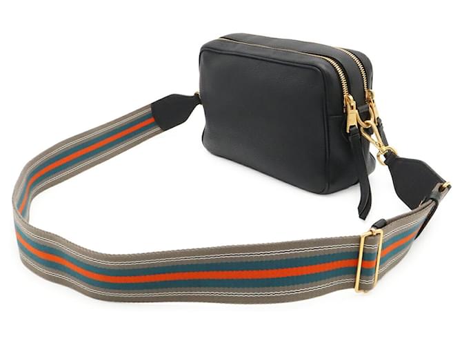 Borsa a tracolla Prada Vitello Daino Nero - vista 3