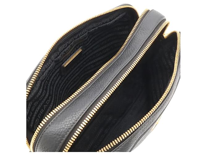 Borsa a tracolla Prada Vitello Daino Nero - vista 6
