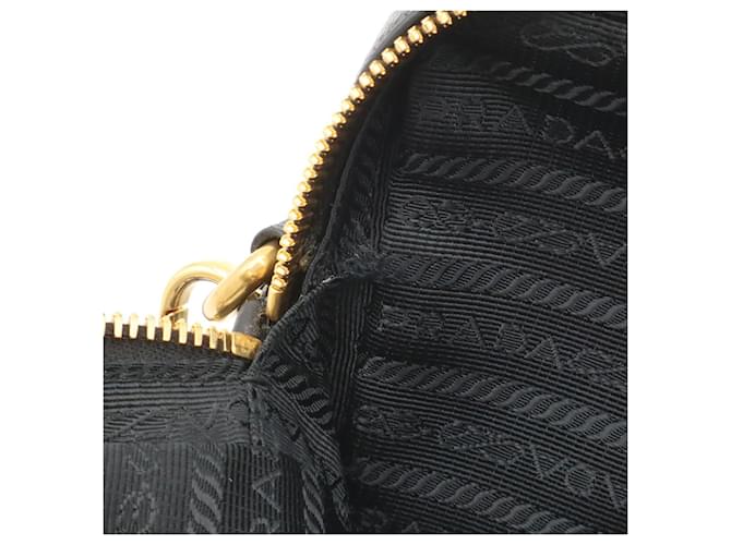 Borsa a tracolla Prada Vitello Daino Nero - vista 7