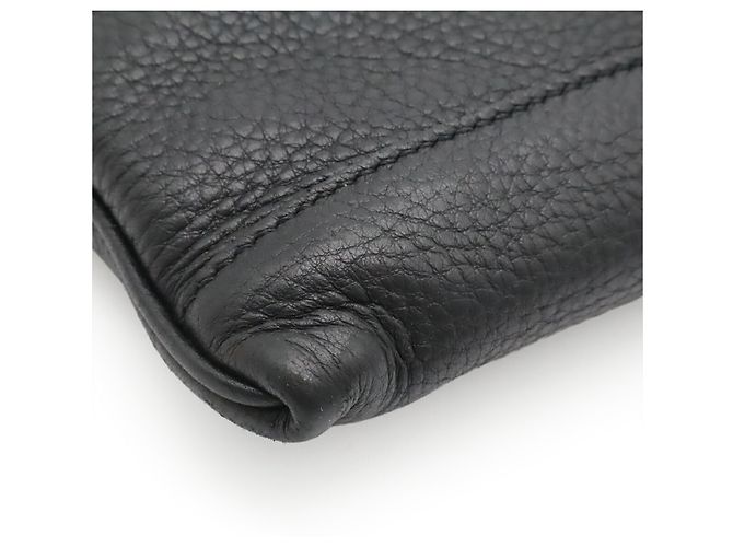 Borsa a tracolla in pelle Vitello Daino Prada Nero - vista 4