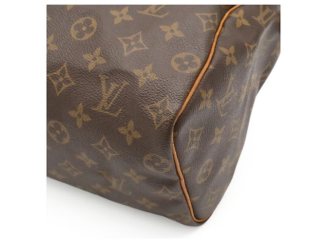 Borsa Louis Vuitton Monogram Speedy 25 M41528 Marrone - vista 4