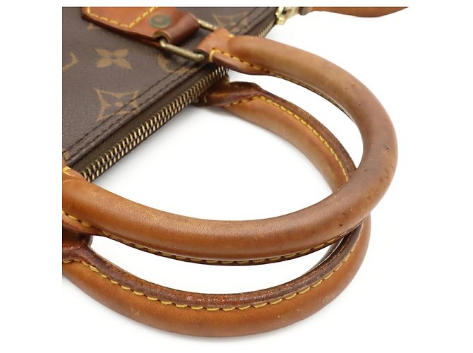 Borsa Louis Vuitton Monogram Speedy 25 M41528 Marrone - vista 5