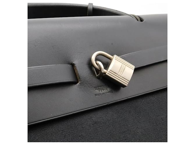 Hermès Borsa Hermes Herbag MM Nero - vista 6