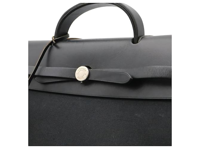 Hermès Borsa Hermes Herbag MM Nero - vista 7
