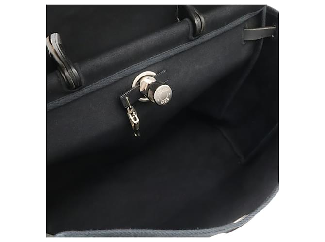 Hermès Borsa Hermes Herbag MM Nero - vista 8