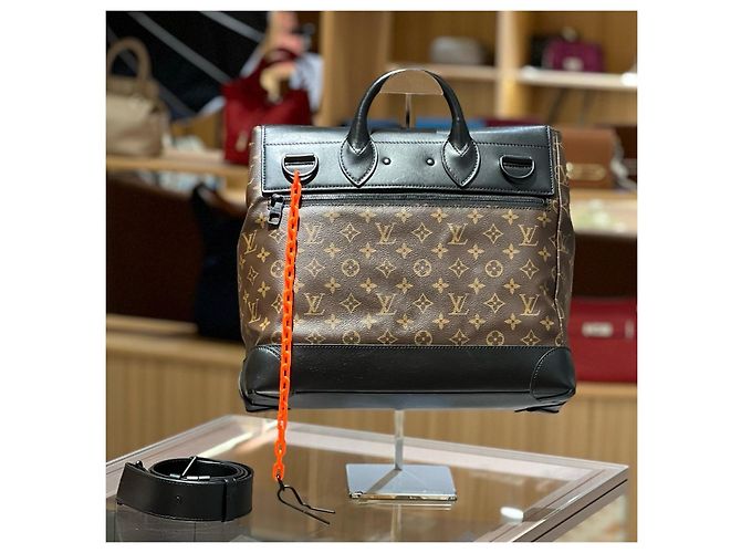 Borsa a tracolla Louis Vuitton Marrone Nero - vista 2
