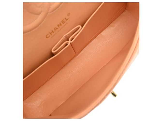Chanel Timeless - Classic Double Flap Lammleder gesteppt Medium Pink - Ansicht 3