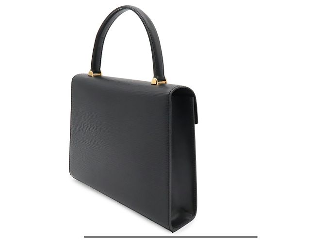 Louis Vuitton Epi Malesherbes Handtasche Schwarz - Ansicht 3