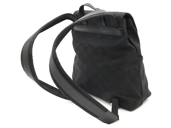 Zaino Gucci GG Nylon nero - vista 3