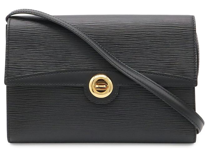 Borsa a Spalla Louis Vuitton Epi Arche Pochette Clutch Nero - vista 2