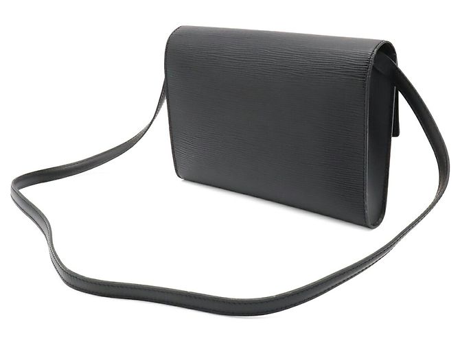 Borsa a Spalla Louis Vuitton Epi Arche Pochette Clutch Nero - vista 3
