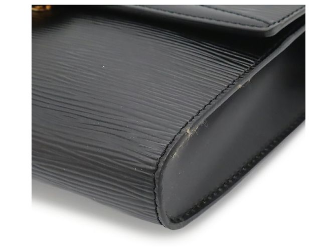 Borsa a Spalla Louis Vuitton Epi Arche Pochette Clutch Nero - vista 4