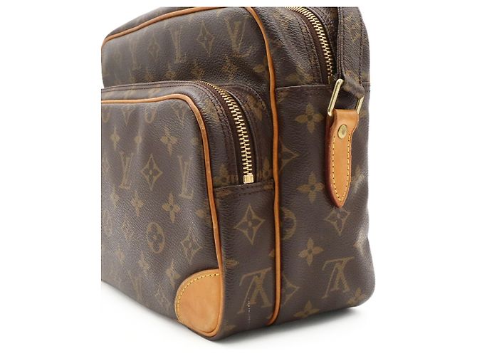 Borsa a Spalla Louis Vuitton Monogram Nile Marrone - vista 6