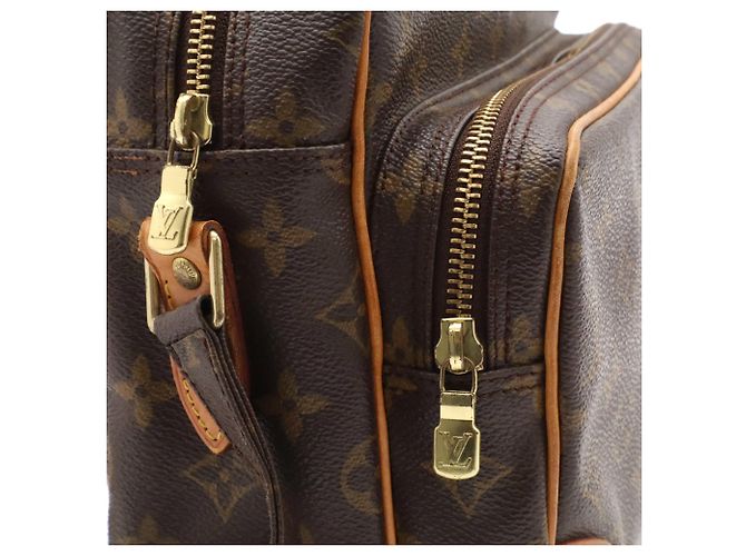 Borsa a Spalla Louis Vuitton Monogram Nile Marrone - vista 7