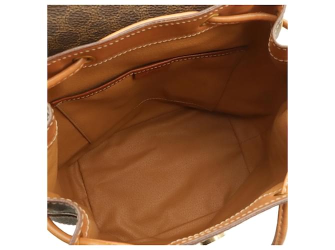 Céline Celine Macadam Pattern Backpack Beige Dark brown - view 8