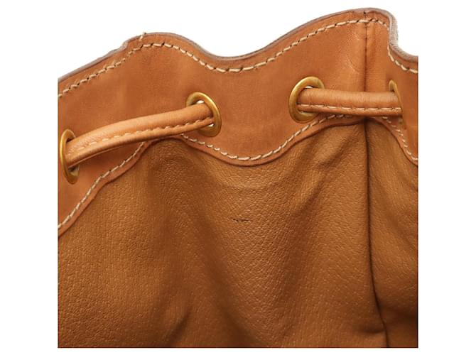 Céline Celine Macadam Pattern Backpack Beige Dark brown - view 9