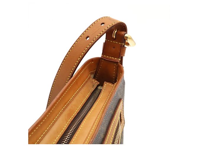 Louis Vuitton Monogram Hudson GM Shoulder Bag Brown - view 9