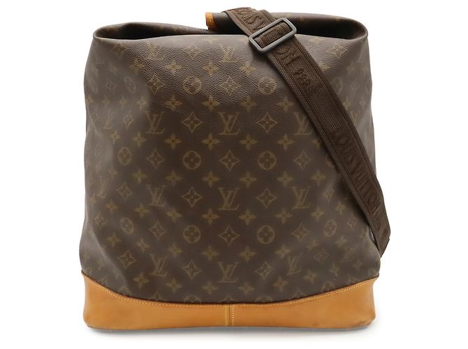 Louis Vuitton Monogram Sac Marine Bandoulière Shoulder Bag Marrone - vista 2