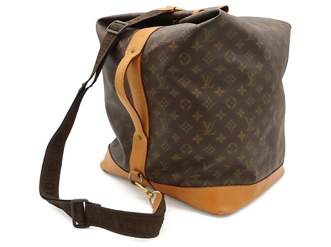 Louis Vuitton Monogram Sac Marine Bandoulière Shoulder Bag Marrone - vista 3
