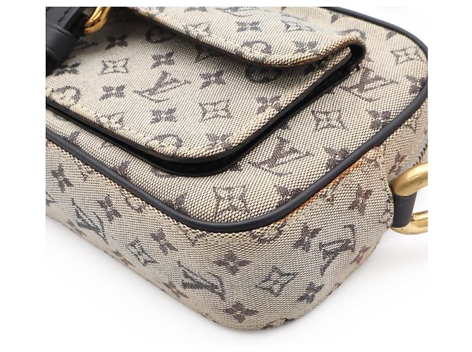 Borsa a Spalla Louis Vuitton Monogram Mini Juliette MM Blu - vista 4