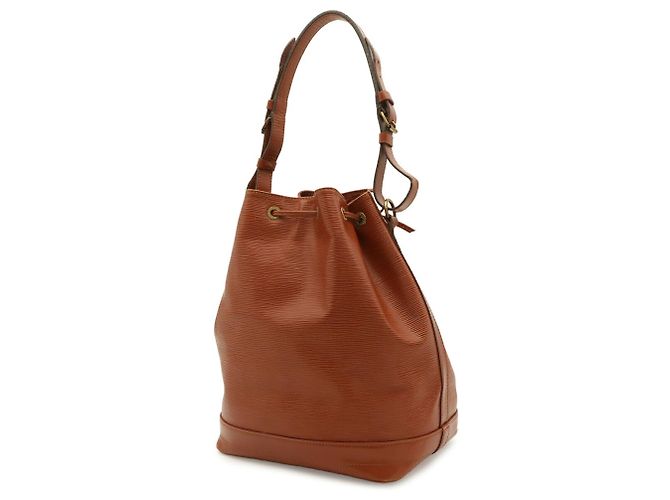Borsa a Spalla Louis Vuitton Epi Noe Marrone - vista 3