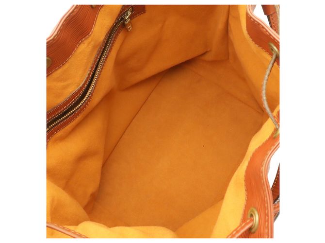 Borsa a Spalla Louis Vuitton Epi Noe Marrone - vista 7