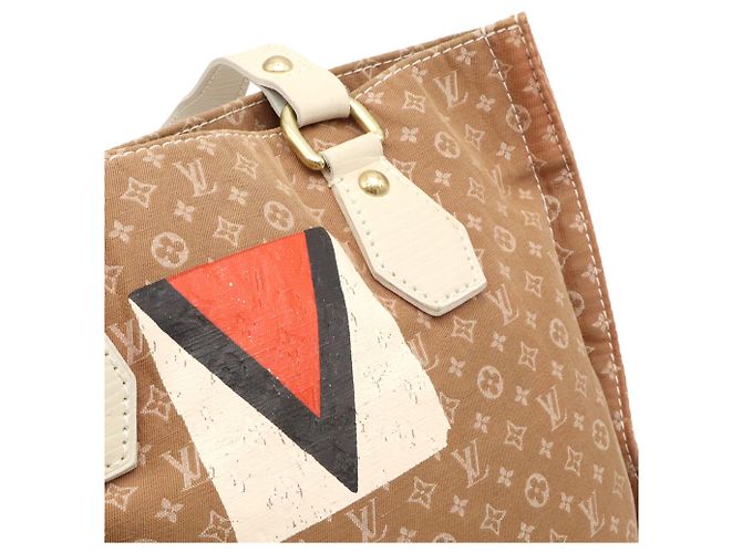Louis Vuitton Monogram Mini Lin Tanger Tote Bag Damier ebene - Ansicht 7