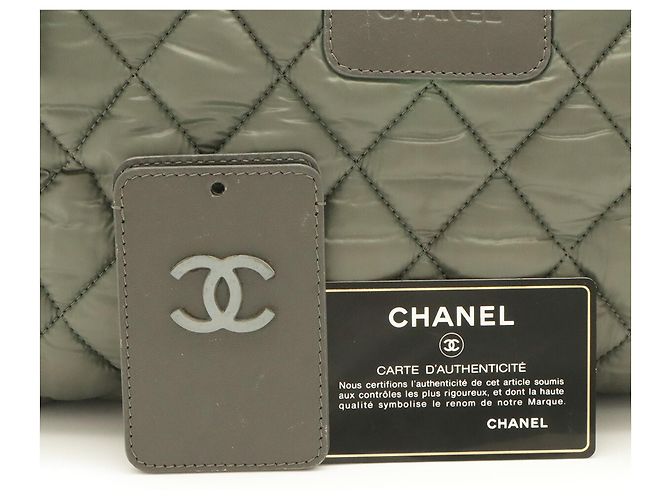 Chanel Coco Cocoon Handtasche Grün Khaki - Ansicht 10