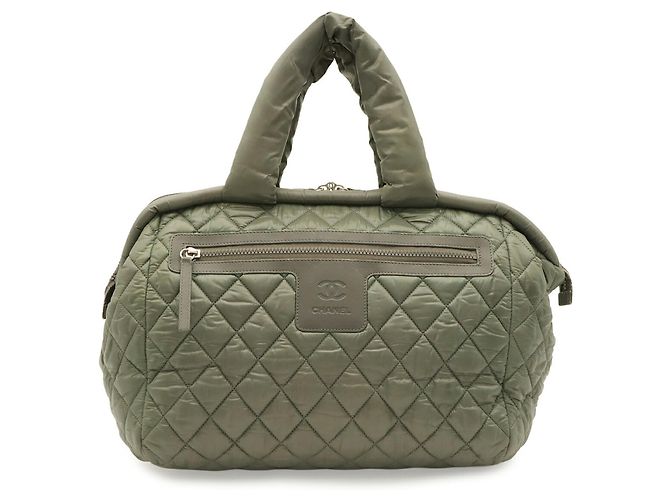 Chanel Coco Cocoon Handtasche Grün Khaki - Ansicht 2