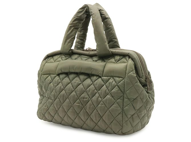 Chanel Coco Cocoon Handtasche Grün Khaki - Ansicht 3