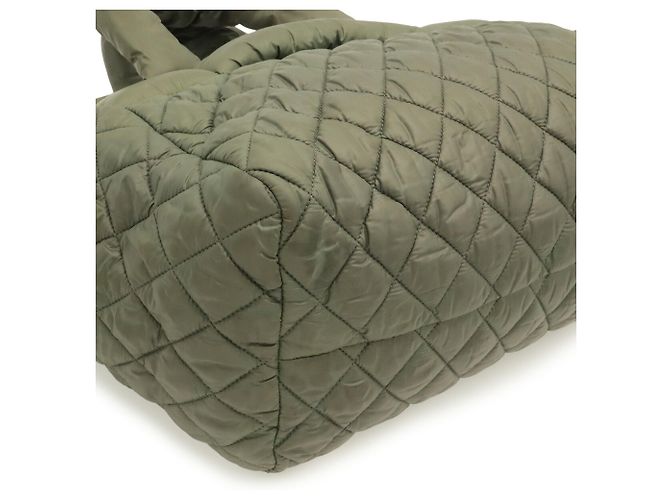 Chanel Coco Cocoon Handtasche Grün Khaki - Ansicht 4