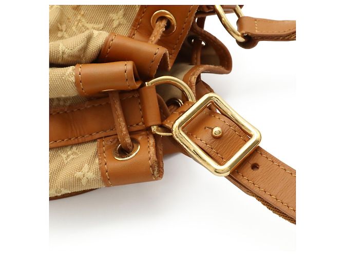 Borsa Louis Vuitton Monogram Mini Noelie Marrone - vista 6