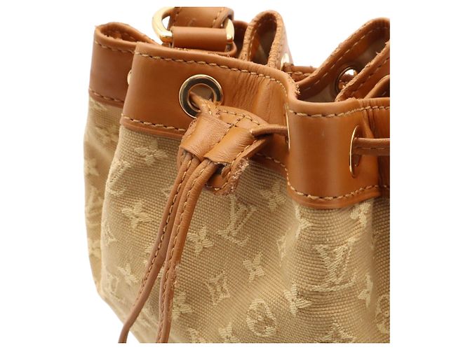 Borsa Louis Vuitton Monogram Mini Noelie Marrone - vista 7