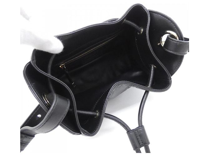 Borsa a tracolla piccola Christian Dior D-Motion Nero - vista 7