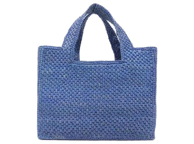 Borsa Loewe Font Tote Small Blu chiaro - vista 2
