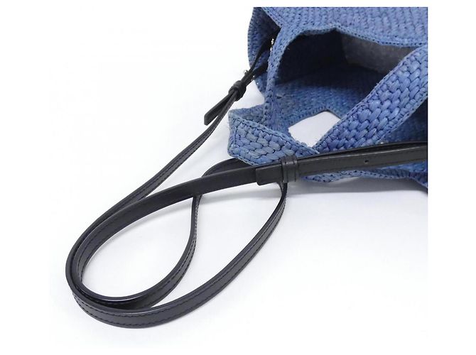 Borsa Loewe Font Tote Small Blu chiaro - vista 5