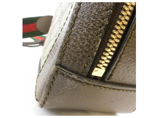 Borsa Gucci Ophidia 550622 K05NG Marrone Beige - vista 4