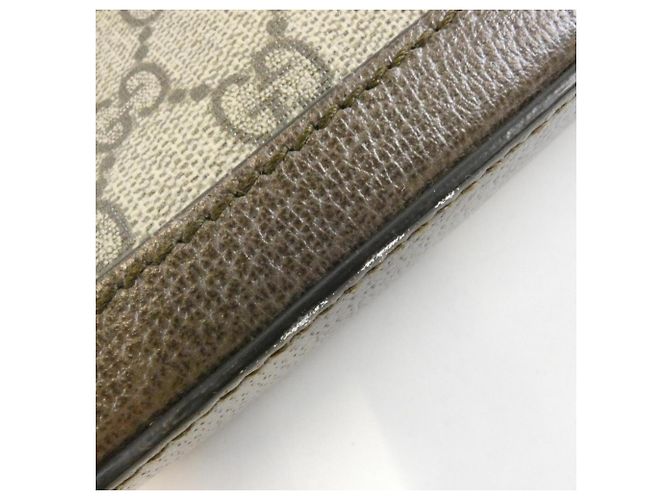 Borsa Gucci Ophidia 550622 K05NG Marrone Beige - vista 7