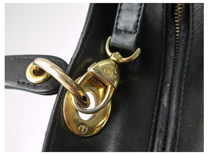 BORSA A SPALLA CHRISTIAN DIOR LADY LARGE IN PELLE CANNAGE NERA Nero - vista 10