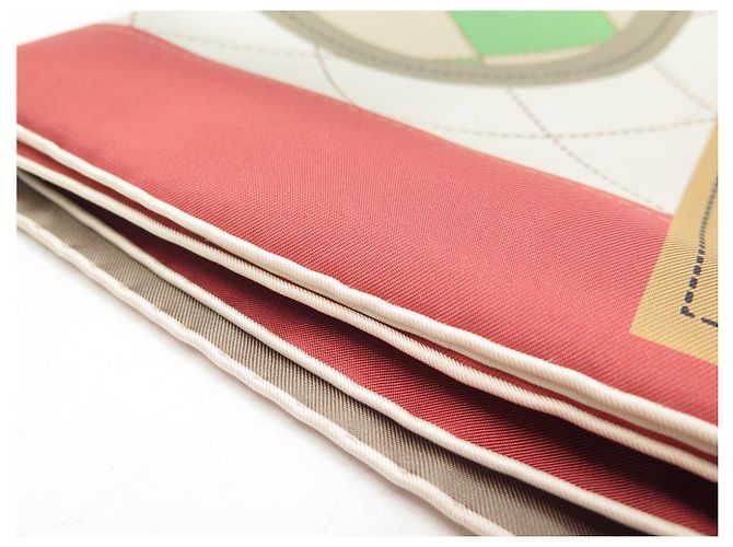 Hermès NUOVO FULLETTO HERMES DOUBLE FACE TAPIS DE SELLE H904040S QUADRATO 90 CM Multicolore - vista 11