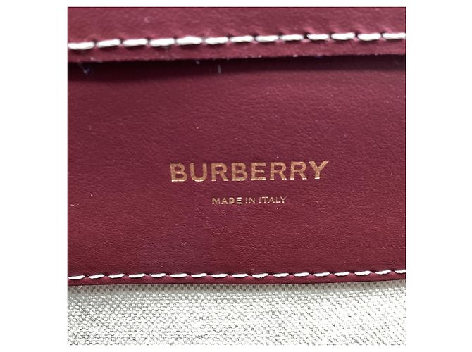 Bolso Tote Burberry Medium Pocket en lona blanca Blanco - vista 10