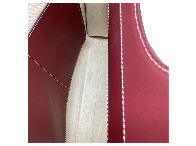 Bolso Tote Burberry Medium Pocket en lona blanca Blanco - vista 9