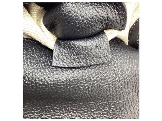 Chloé Marcie Small Crossbody Bag aus schwarzem genarbtem Kalbsleder - Ansicht 8