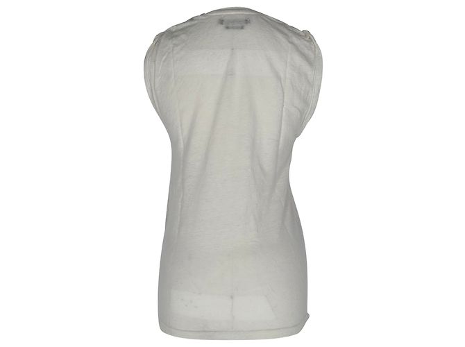 Camiseta Zankou en lino blanco Isabel Marant - vista 3