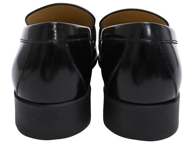 Mocassini Monsieur Bottega Veneta in vernice nera - vista 3